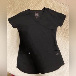 Barco One XXS Wellness scrub tops- black